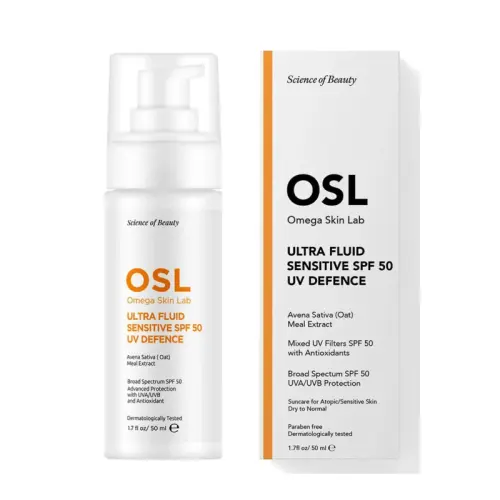 Osl Omega Skin Lab Ultra Fluid + Sensitive SPF 50 UV Defence 50 ml