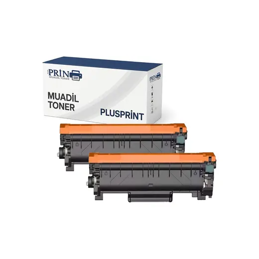 PlusPrint TN-2550Xl - Brother MFC-L2806DW Yazıcı Uyumlu Toner 2'li Paket Avantaj Paket