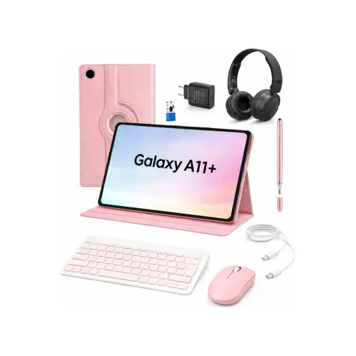 Samsung Galaxy Tab A11 Plus 11'' 6gb 128GB Tablet+Kılıf+Klavye+Mouse+Şarj Başlık+Kulaklık (Kalem Hediye)