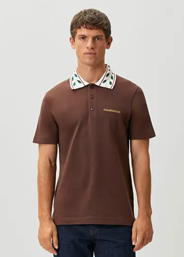 Laurel Kahverengi Polo Pike T-shirt
