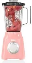 Sinbo SHB-7516 Turbo Blender - Smoothie Blender - 1.5 Litre Cam Hazne-Pembe
