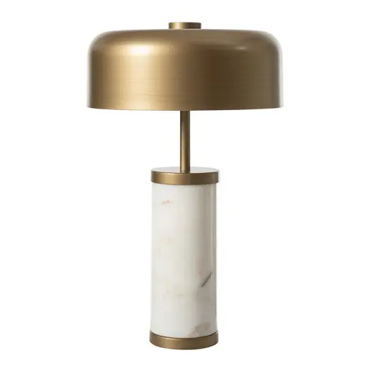Mudo Home Pilz Gold Mermer Abajur 30x47 Cm