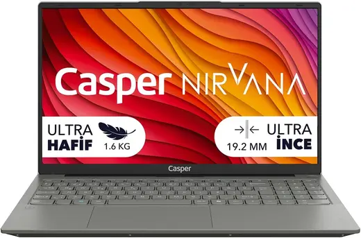 Casper Nirvana X650 i5-13420H 8GB DDR5 480GB SSD Freedos 15.6" Laptop X650.1342-8V00X-G-F