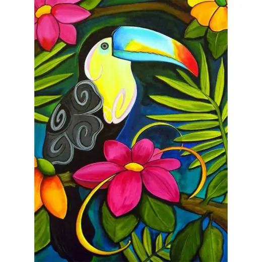 Collection D'Art Mozaik Kit Papağan 19x27 - D7059