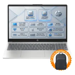 Hp Aı 15 Intel Core Ultra 5 225U 16 GB 1 tb SSD 15.6" Fhd Windows 11 Pro Laptop, Notebook D51E0EA 019 2