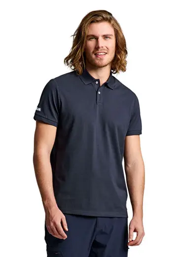 Slam Deck Polo Ss Mavi Polo Yaka Erkek Spor T-shirt