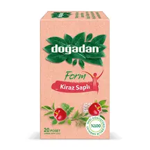 Doğadan Form Kiraz Saplı Bitki Çayı 20'li