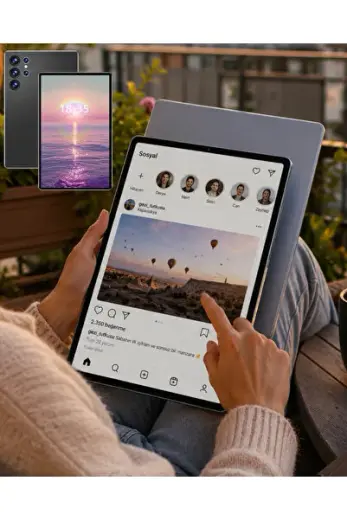 16GB RAM 1TB Tablet PC Klavyeli Kılıflı Kalemli Tablet Seti