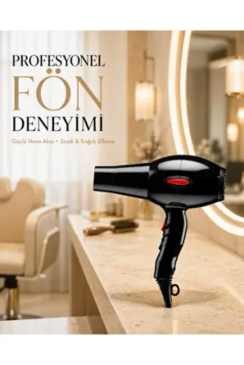 2200 Watt Profesyonel Saç Kurutma Makinesi AC Motorlu Yüksek Performanslı - Lisinya