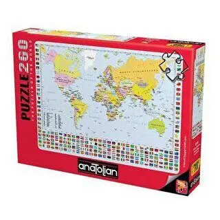 Anatolian Puzzle 260 Parça Dünya Haritası