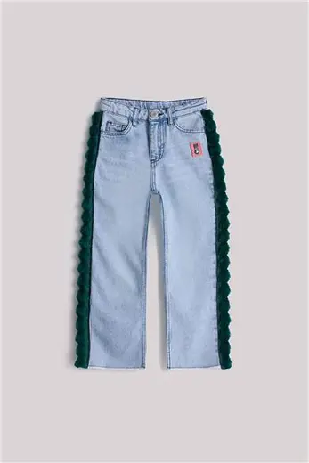 Beverly Hills Polo Club Kız Çocuk Denim Pantolon