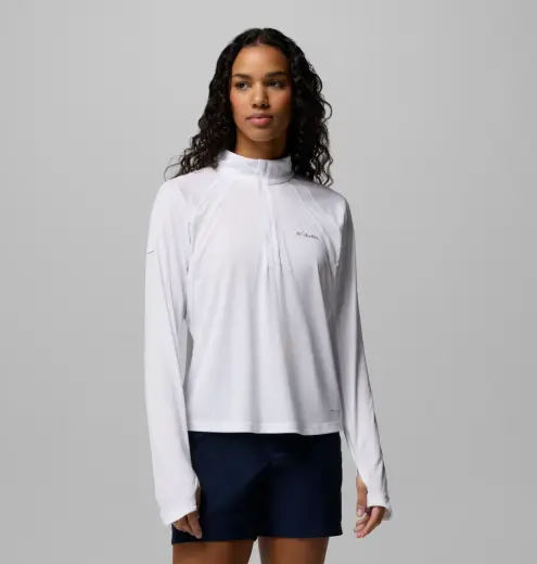 Stealth Spring Yarım Fermuarlı Kadın Teknik Uzun Kollu T-Shirt