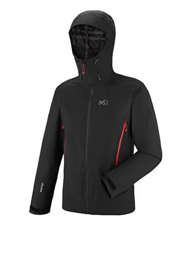 Miv7739 0247 Kamet Light Gore-tex Plain 3l Siyah Erkek Ceket
