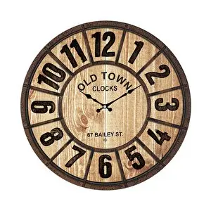 Efe Old Town Kahverengi Dekoratif Saat 50 cm