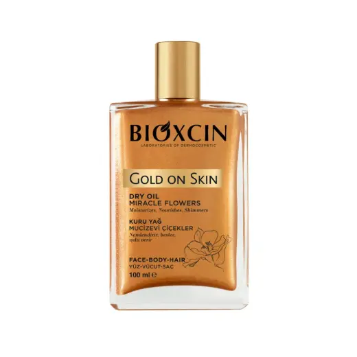 Bioxcin Gold on Skin Simli Kuru Vücut Yağı 100 ml