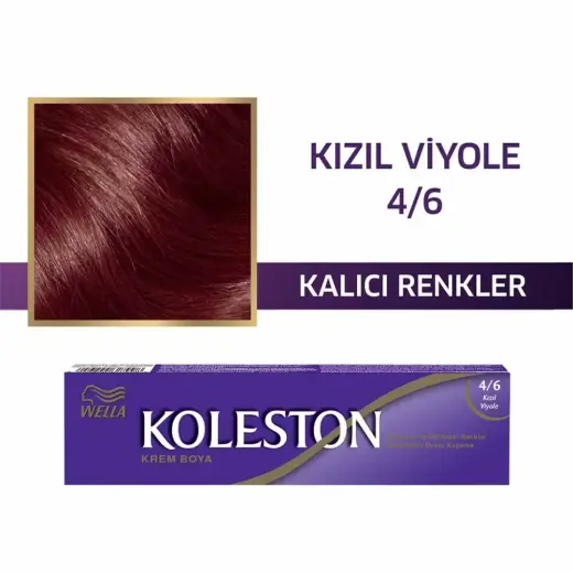 Wella Koleston Single Tüp Boya 4/6 Kızıl Viyole