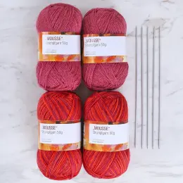 CREATELLI 4'lü Çorap İpi Kiti - 353 2