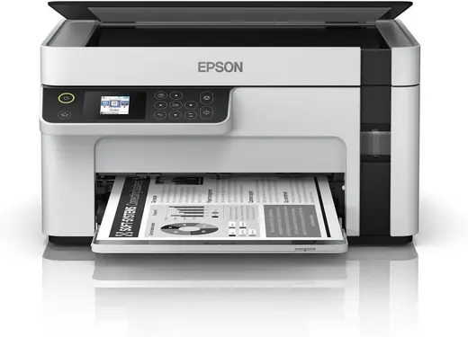 Epson EcoTank M2120 Wi-Fi + Tarayıcı + Fotokopi Mono Çok Fonksiyonlu Tanklı Mürekkep Püskürtmeli Yazıcı