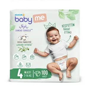 Maxi 4 Numara Bebek Bezi 100 Ad