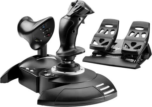 Thrustmaster T.Flight Full Kit X - Xbox Series X|S, Xbox One ve PC için Yüksek Hassasiyetli Uçuş Kolu, Gaz ve Dümen Pedalları