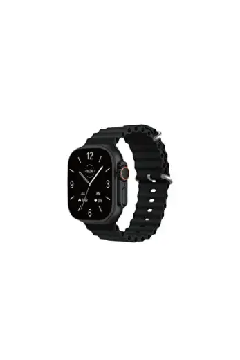 LW-238 Ultra3 Saturn Serisi iOS ve Android Uyumlu Akıllı Saat Siyah
