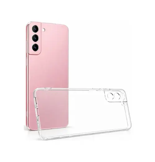 Samsung Uyumlu Galaxy S21 Fe Kılıf Şeffaf Kamera Korumalı 3d