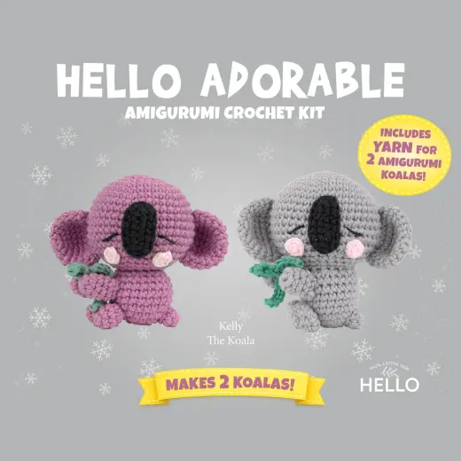 Hello Adorable Amigurumi Kiti - Kelly The Koala - HC975