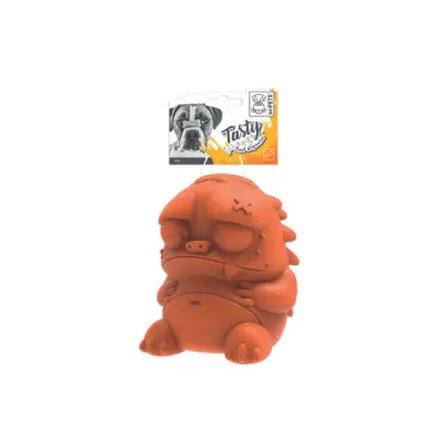 M-Pets Rex Kauçuk Ödül Hazneli Köpek Oyuncağı 9x9x10,5cm (Turuncu)