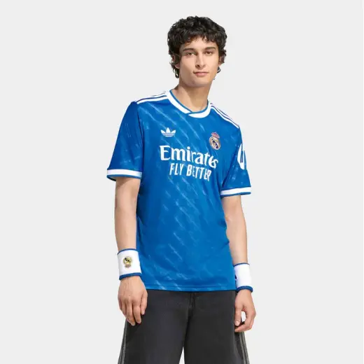 adidas Real Madrid 25-26 Erkek Mavi Alternatif Futbol Forması