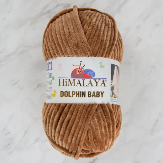 Himalaya Dolphin Baby Kahverengi Kadife Bebek Yünü - 80374