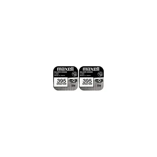 Maxell 395 SR927SW 1.55V Silver Oxide Pil 2 Adet Uzun Süreli Enerji ve Yüksek Performans