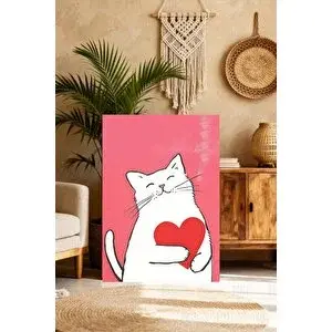 Mgi Design Özel Tasarım Pembe Eklektik Tablo Skandinav Tarzı Kanvas Tablo Lüks Duvar Sanatı | Modern Duvar Dekoru | Salon, Yatak Odası Ve Ofis İçin | Sanatsal Ev Dekorasyonu 50x70 cm