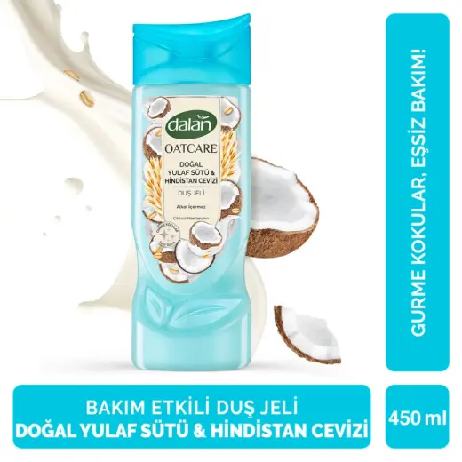 Dalan Oatcare Doğal Yulaf Sütü & Hindistan Cevizi Duş Jeli 450 ml