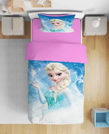 Frozen Elsa Tek Kişilik Nevresim Takımı