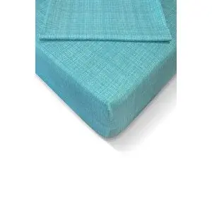 Alla Turca Ranforce 100*200 Cm Lastikli Çarşaf Seti Petrol-100 X 200