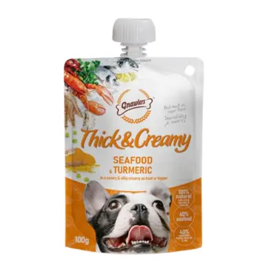 Gnawlers Zerdeçal ve Deniz Ürünlü Krema Köpek Ödül Maması 100gr