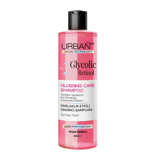 Urban Care No.2 Glycolic Retinol Parlaklık Etkili Onarıcı Saç Bakım Şampuanı 350 ml
