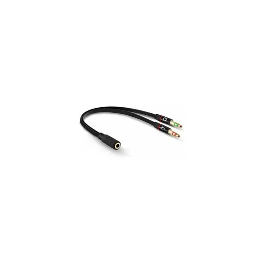 Harry 3.5 mm Stereo Aux Kulaklık Mikrofon Girişi Ayırıcı Çoklayıcı Jack Kablo