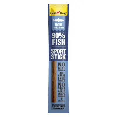 GimDog Sport Stick Alabalıklı Tahılsız Köpek Ödül Çubuğu 12gr