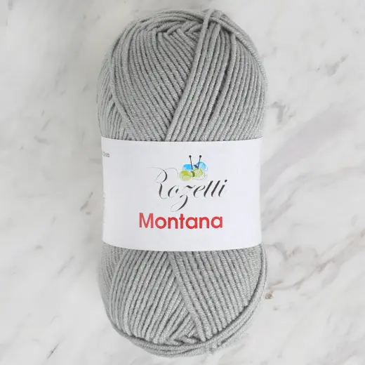 Rozetti Montana Gri El Örgü İpi - 155-22