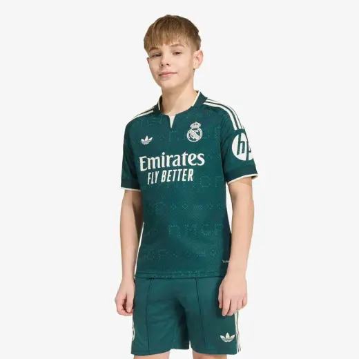 adidas Real Madrid 26/27 Deplasman Çocuk Yeşil Forma