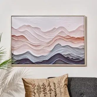 Evidea Deco Montana Tablo - Renkli - 90x60 cm