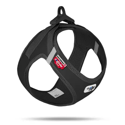 Curli Vest Harness Köpek Göğüs Tasması 26x30cm (Siyah) [XXXS]