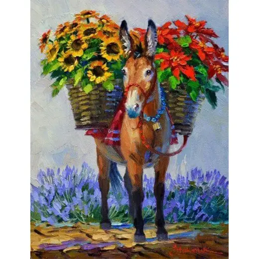 Collection D'Art Mozaik Kit Eşek 27х38 - D3432