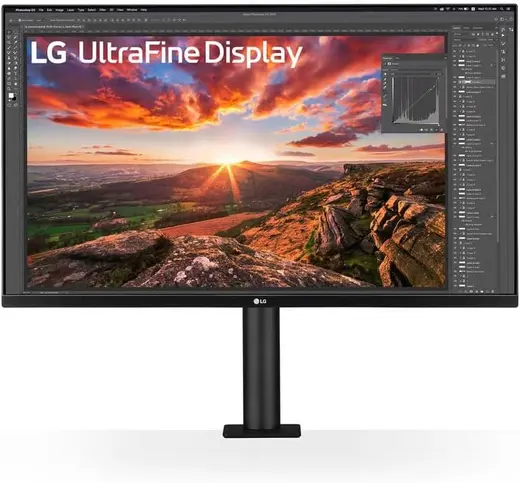LG 31.5'' 32UN880K-B 60Hz 5ms IPS UHD 4K Pivot FreeSync Monitör