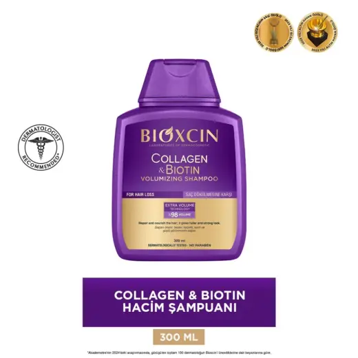 Bioxcin Collagen & Biotin Hacim Şampuanı 300 ml