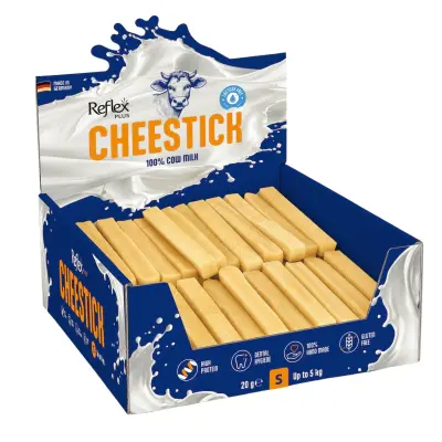 Reflex Plus CHEESTICK Peynir Çubuğu Köpek Ödül Maması S 20gr (50'li)