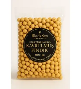 BlackSeaOrganics 2025 Yeni Mahsul Kavrulmuş Fındık 500 g – Doğal ve Katkısız Rize Fındığı