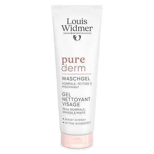 Louis Widmer Purederm Yağlı ve Karma Ciltler İçin Yüz Yıkama Jeli 125 ml