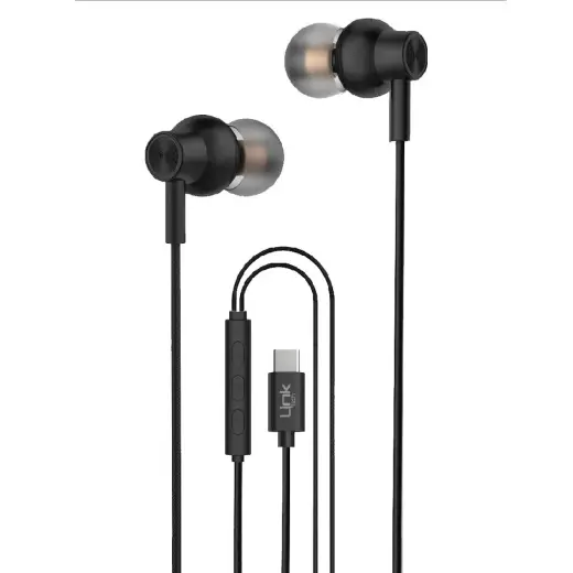 LinkTech H72 Ekstra Bass Type-C Kulak İçi Kablolu Kulaklık